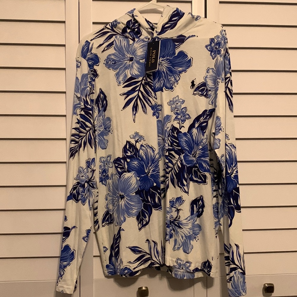 POLO Floral Hoodie Men’s Large
